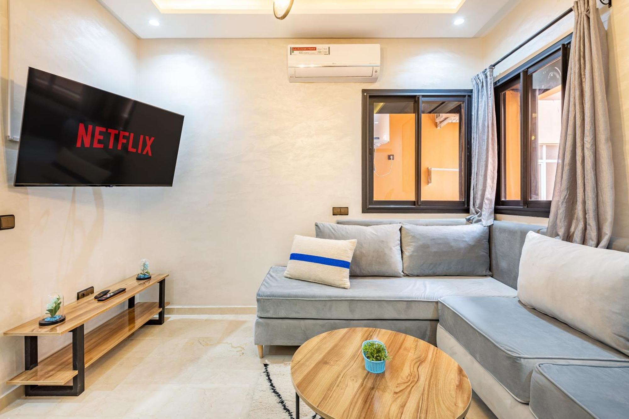 Magnificent Apartment In Gueliz - 100% Equipped Марракеш Экстерьер фото