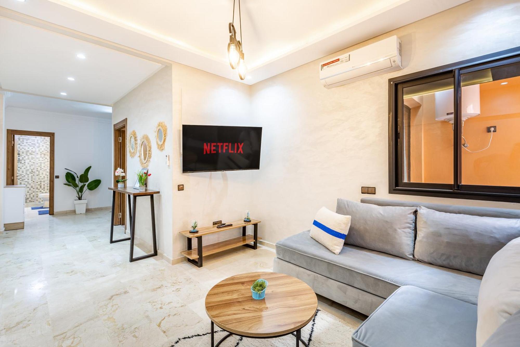Magnificent Apartment In Gueliz - 100% Equipped Марракеш Экстерьер фото