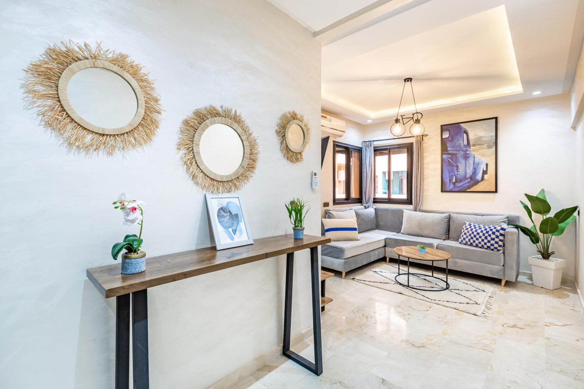 Magnificent Apartment In Gueliz - 100% Equipped Марракеш Экстерьер фото